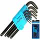 Bluespot - Long Arm Star Torx Allen Key Wrench Set T10 - T50 9 Pc Black Oxide Keys