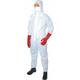 Tuffsafe - Guard Master Disp' Hooded Coverall White (2XL) - White