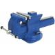 200mm Quick Action Swivel Base Vice - 254mm Jaw Opening - Serrated Steel Jaws