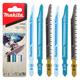 B-06292 Piece Jigsaw Blades Super Express Long Life Blades Wood Metal 6PC - Makita