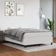 Box Spring Bed Frame White 135x190 cm 4FT6 Double Faux Leather - Goodvalue