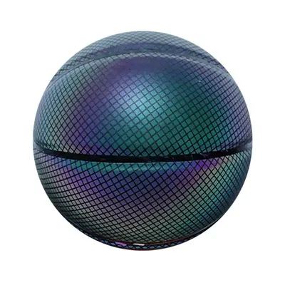Ballon de basket-ball phosphorescent taille 7 jeu de nuit basket-ball cool basket-ball lumineux