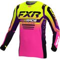 FXR Revo 2024 Motocross Jersey, pink-lila-gelb, Größe XL