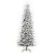 Vickerman 725566 - 6.5' x 36" Artificial Frosted Wistler Spruce 1886 Tips Unlit Tree Christmas Tree (DT235865)