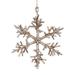 Vickerman 742471 - 6" Champagne Twig Snowflake Christmas Tree Ornament (6 Pack) (RV230438)