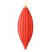 Vickerman 8" Red Matte Line Finial Ornament, Pack of 4