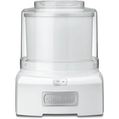 Cuisinart ICE-21P1Ice Cream Maker Machine, 1.5 Quart Sorbet, Frozen Yogurt Maker, Double Insulated, White