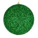 Vickerman 6" Green Beaded Ball Ornament, 4 per Bag