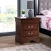 Wood Nightstand, Side Table, End Table, with 2 Drawers