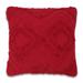 Vickerman 18" x 18" Red Diamond Cotton Pillow