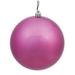 Vickerman 4.75" Mauve Candy Ball Ornament, 4 per Bag - Pink