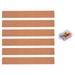 FRCOLOR 1 Set Cork Bulletin Bar Strips Frameless Memo Board Strips Office Cork Strips