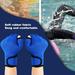 Yirtree 1 Pair Swimming Gloves Swim Training Gloves Neoprene Gloves Webbed Fitness Water Resistance Training Gloves for Swimming Diving with Wrist Strap