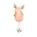 SSBSM Christmas Doll Ornament Owl/Pointed/Elk Pink Hat Long Leg Flannel Doll Plush Toys Desktop Decoration Cute Plush Angel Dolls Hanging Decoration Children Gift