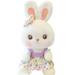 Rabbit Doll Toy - Fully Filled Cute Floral Dress Bunny Doll Plushie Bedroom Decoration Soft Plush Rabbit Doll Stuffed Cartoon Animal Toy Birthday Gifts