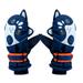 Aayomet Mens Winter Gloves Winter Ski Gloves Thermal Gloves Thermal Cycling Gloves Kids Windproof Gloves (E One Size)