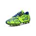 SIMANLAN Kids Soccer Cleats Youth Professional Spikes Soccer Shoes Boys Breathable Football Cleats Outdoor Green 7.5