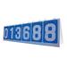 Tabletop Flip Scoreboard Score Keeper Professional for Basketball Teams Games blue