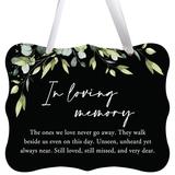 LifeSong Milestones Sympathy Gifts for Loss of Loved One Black Ribbon Sign