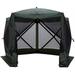 GG500GR 4 Person 5 Sided Outdoor Portable Up Water and UV Resistant Gazebo Screened Tent with Carry Bag and Stakes Green