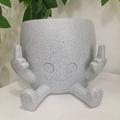 Resin Flowerpot Resin Flower Pot Household Plant Holder Decorative Planter Pot