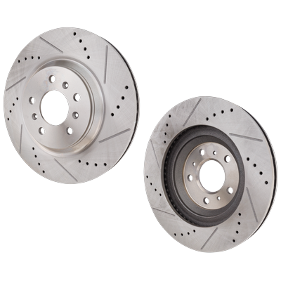 2008 Buick Lucerne SureStop Front Brake Disc, Cross-drilled and Slotted, Vented, Pro-Line Series