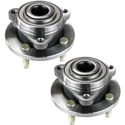 2005 Chevrolet Cobalt Front, Driver and Passenger Side Wheel Hubs, With Bearing, Non-ABS, Non Sport Suspension