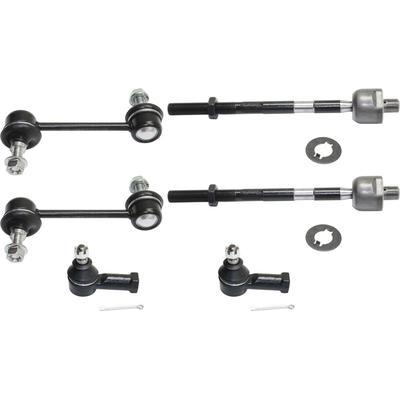 1998 Dodge Avenger 6-Piece Kit Front Suspension Kit, includes (2) Sway Bar Link and (4) Tie Rod End