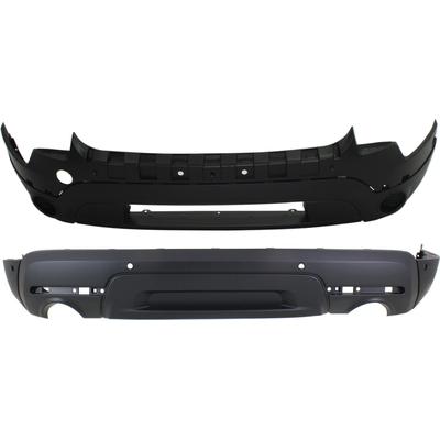 2013 Ford Explorer Front and Rear, Upper and Lower Textured Bumper Cover, CAPA Certified