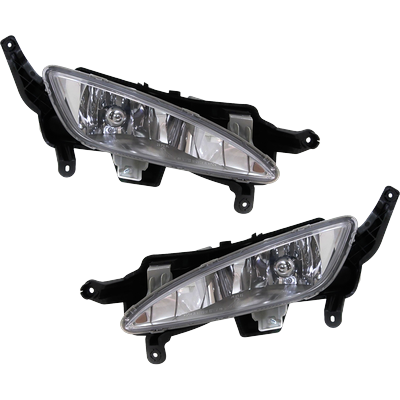 2012 Kia Optima Front, Driver and Passenger Side Halogen Fog Light, With bulb(s), OE Replacement