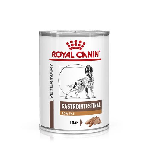 48x 420g Royal Canin Veterinary Canine Gastrointestinal Low Fat Mousse Hundefutter nass