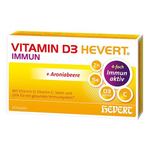 Hevert – VITAMIN D3 Immun Kapseln Vitamine