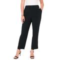 Plus Size Women's June Fit Corner Office Pants by June+Vie in Black (Size 10 W)