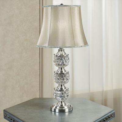 Hanson Table Lamp Satin Nickel , Satin Nickel