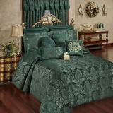 Camelot Grande Bedspread Emerald Green, California King, Emerald Green