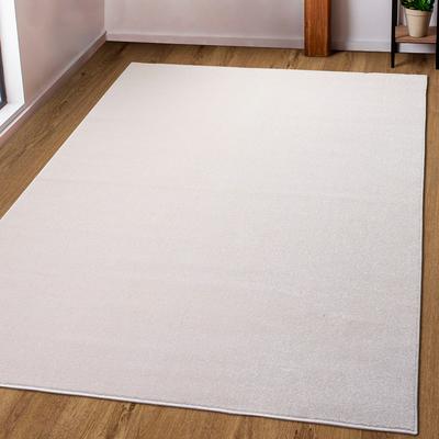 Teppich MY HOME "Pieter" Gr. 4, beige (cream), B:160cm H:9mm L:230cm, Kunstfaser, Teppiche, mit besonders weichem Flor, Kurzflor, Design-Teppich, Melange-Effekt Image