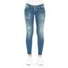 Bequeme Jeans LE TEMPS DES CERISES "PULPC", Damen, Gr. 32, US-Größen, blau (jeansblau), 92% Baumwolle, 8% Elasthan, Jeans, in tollem Used-Look