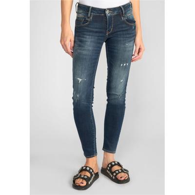 Bequeme Jeans LE TEMPS DES CERISES "PULPC", Damen, Gr. 29, US-Größen, blau, 92% Baumwolle, 8% Elasthan, Jeans, mit 7/8-Länge Image