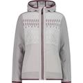 CMP Damen Kapuzensweat WOMAN JACKET FIX HOOD, Größe 46 in Braun