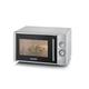 Severin Microwave Oven 28 L, Microwave Oven 900 W for Defrosting, Heating and Warming, Microwave with 5 Power Levels, 35 Minute Timer, Turntable (Diameter 31.5 cm), Silver, MW 7772