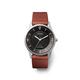 TRIWA - Steel Solar Brown Leather Watch, Sustainable with Solar Power Movement for Men and Women - Brown Classic