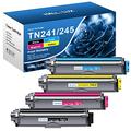 HALLOLUX TN-241 TN-245 Toner Cartridges Replacement for Brother TN241 TN245 Compatible with 9015CDW 9020CDW 9022CDW 3140CW 3142CW 3150CDN 3150CDW 3170CDW (Black Cyan Magenta Yellow, 4Pack)