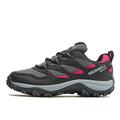 Merrell Women's Lightweight and Waterproof West Rim Gore-TEX® Walking Shoes, Women's Hiking Shoes, Women's Trekking & Hiking Footwear (Black/Pink, 8)