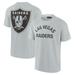 Unisex Fanatics Signature Gray Las Vegas Raiders Elements Super Soft Short Sleeve T-Shirt