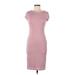 Velvet Torch Casual Dress: Pink Dresses - Women's Size Medium