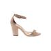 Schutz Sandals: Tan Solid Shoes - Women's Size 8 - Open Toe