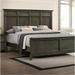 Andrew Home Studio Kalling Panel Bed Wood in Gray | 60 H x 82.75 W x 85.25 D in | Wayfair GFF722GY1EK-YSWX