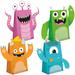 Creative Converting Monsters Paper Treat Bags, 24 ct in Blue/Green/Orange | Wayfair DTC368284BAG