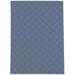 KAVKA DESIGNS Stich Tribal Diamond Straight Rectangular Chair Mat in Gray/White/Blue | Rectangle 2' x 3' | Wayfair MWOMT-17306-2X3-BBA6747