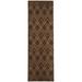 Brown 30 x 0.08 in Area Rug - KAVKA DESIGNS Geometric Indoor/Outdoor Area Rug Polyester | 30 W x 0.08 D in | Wayfair MWODR-22822-3X8-KAV1694